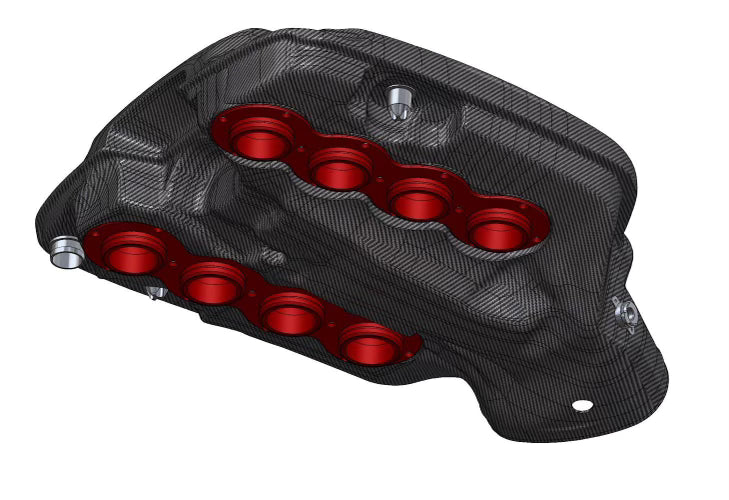BMW E9x (S65) M3 Carbon Plenum - Lexan Glass