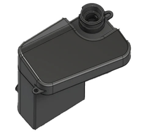 Billet Aluminum BMW Expansion Tank , E39 M5 , Gray-Top